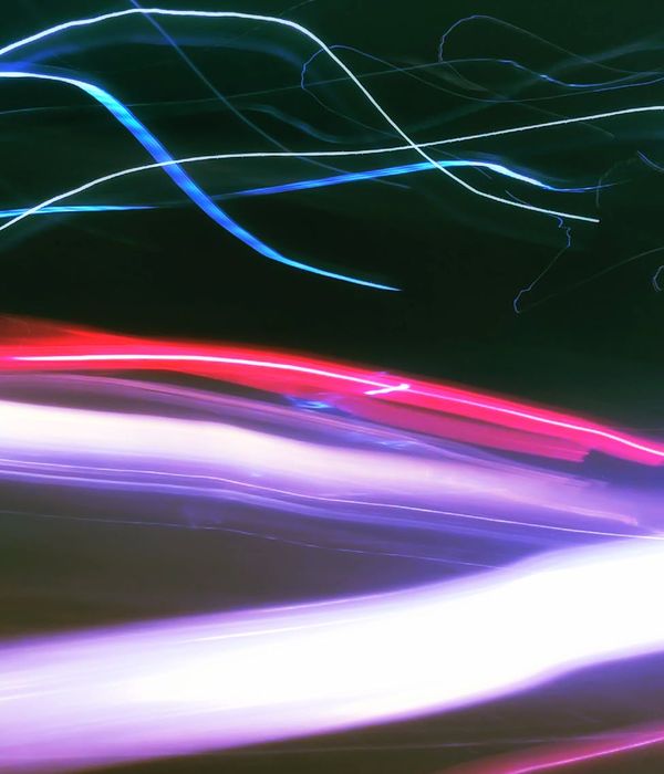 Abstract glowing lines representing energy flow